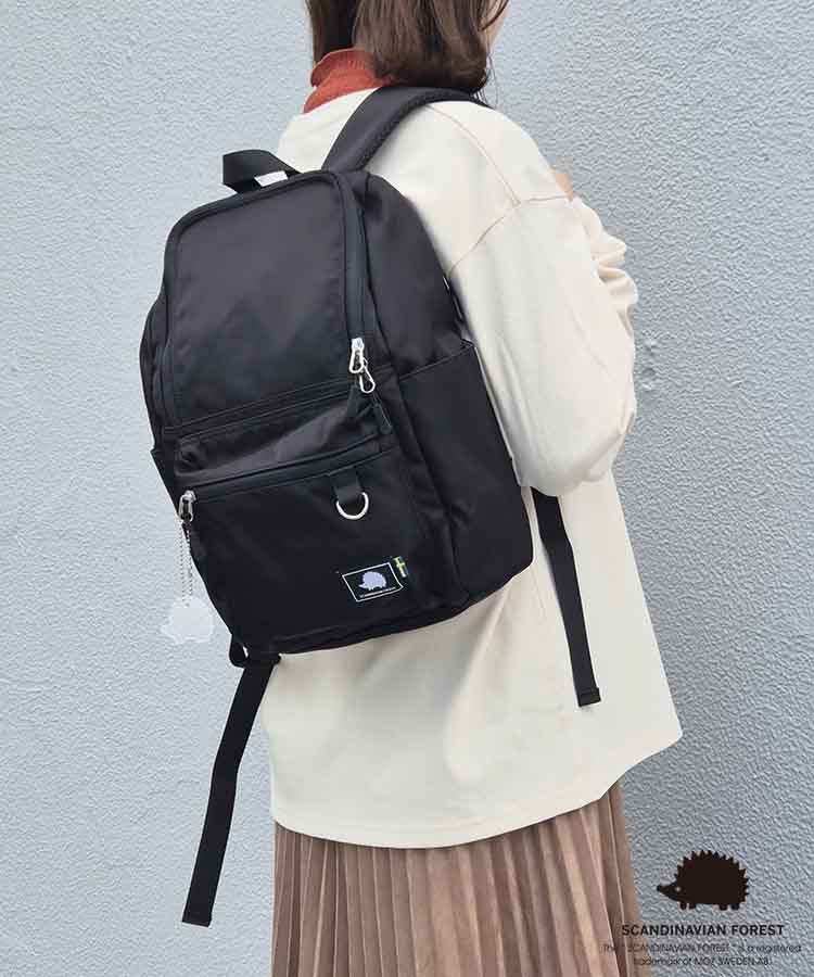 ＜はっ水加工＞スカンジナビアン多収納リュック