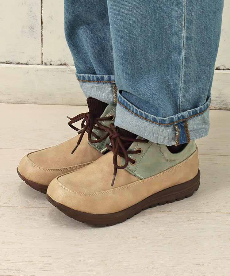 バイカラーライトスニーカー