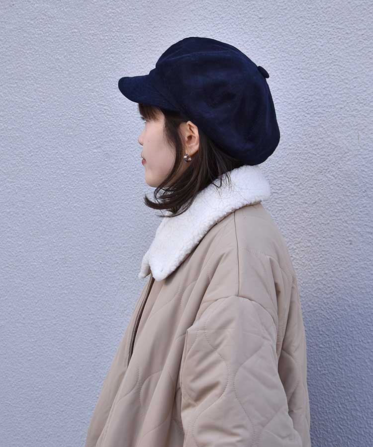 コーデュロイキャスケット