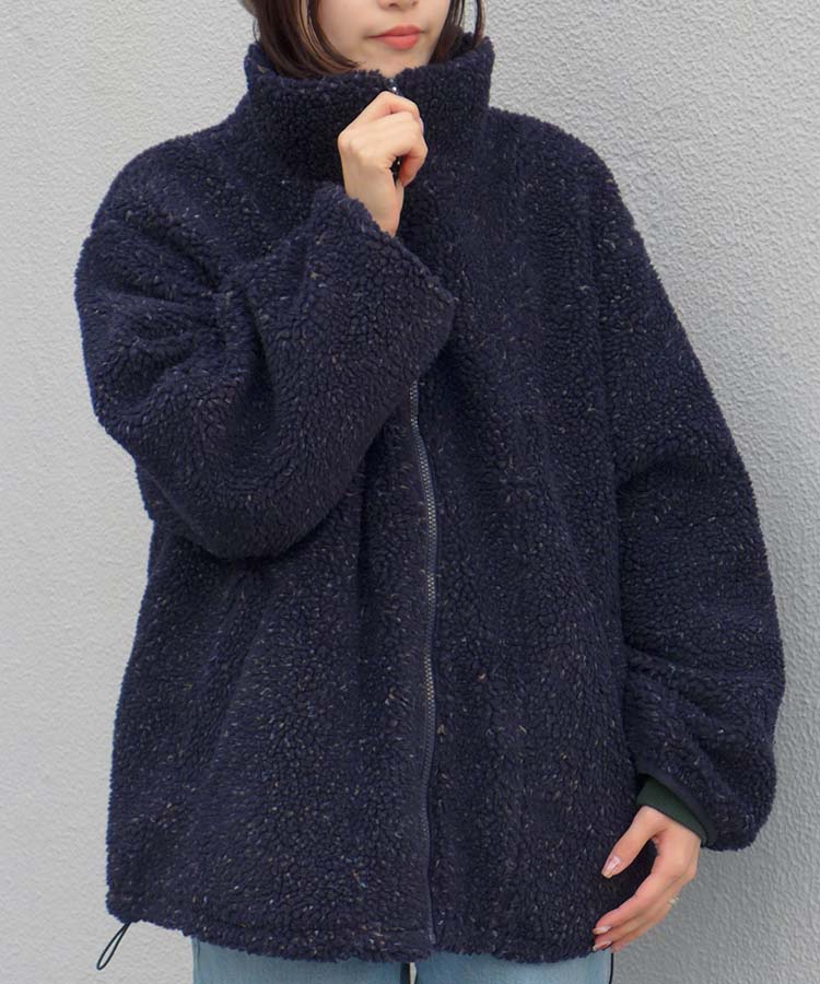 ネップボアビッグブルゾン