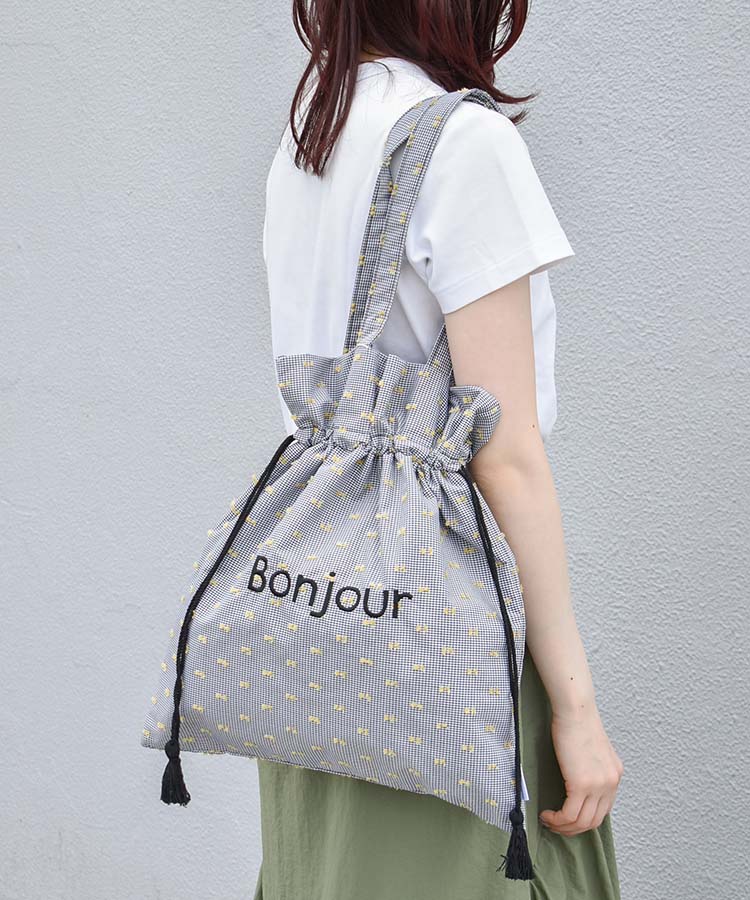 ナビー巾着トート