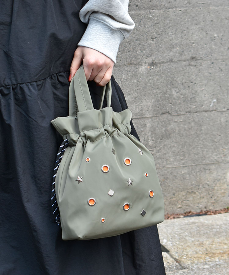 ハトメ巾着2WAYショルダー