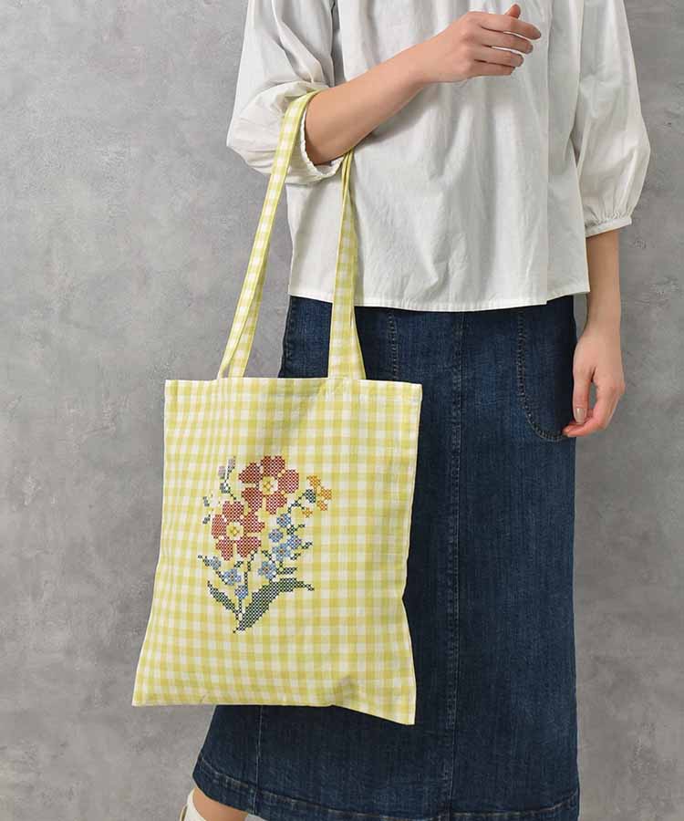 クロスブルームトートバッグ