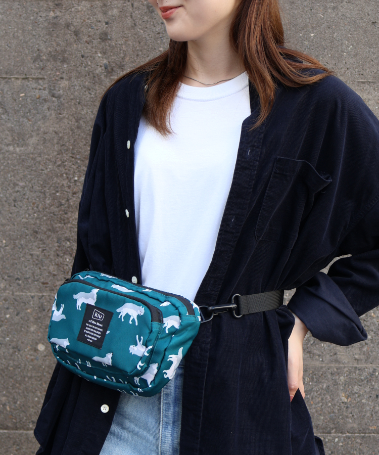 【KiU and BleuBleuet】KiUフロントポケットミニショルダー