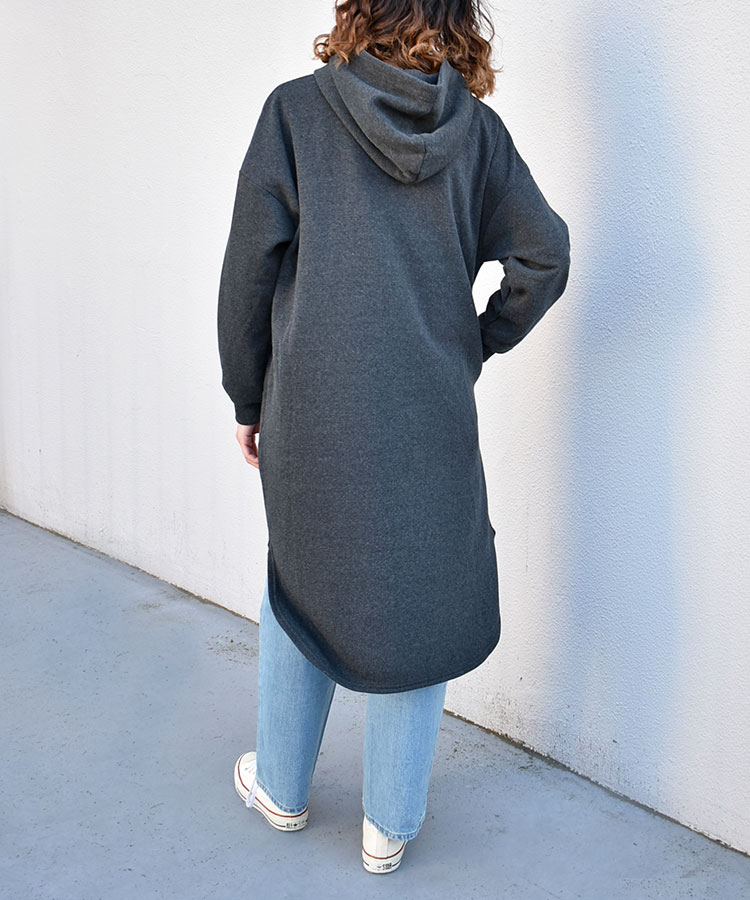 ≪SALE≫裏起毛フーディーワンピース