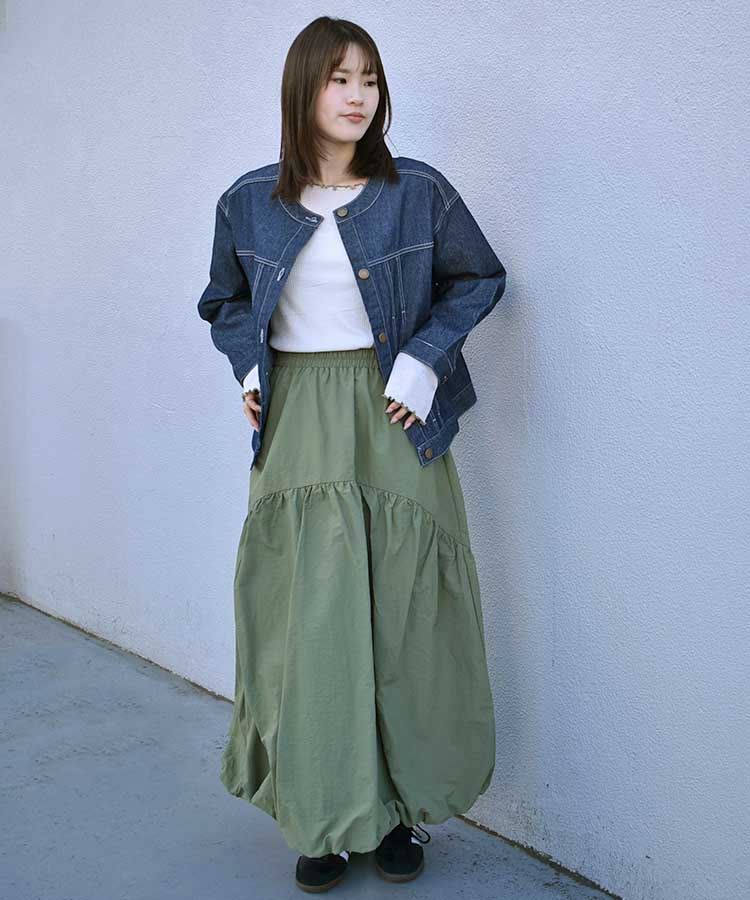 タフタバルーンスカート
