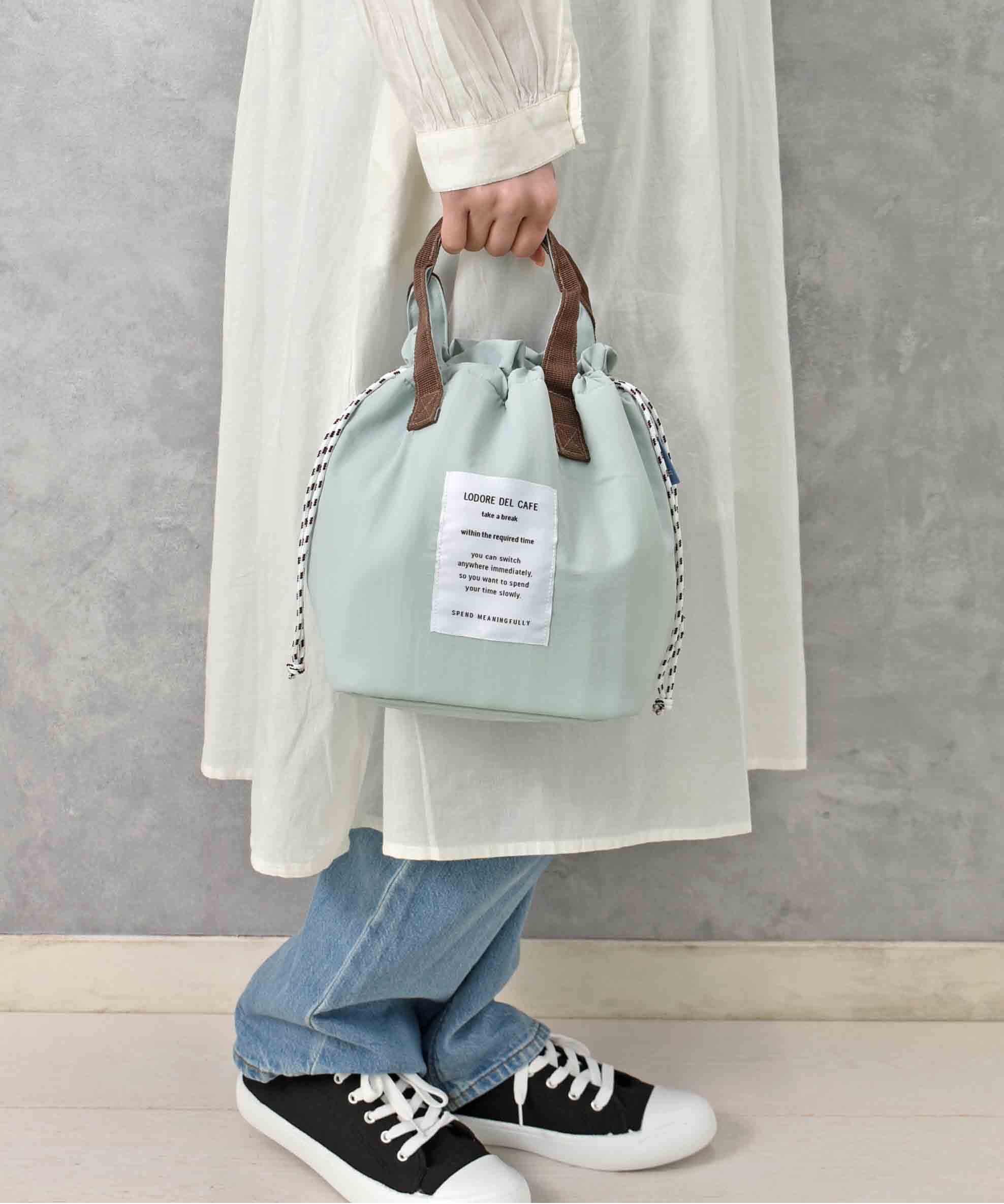 保冷巾着ランチバッグ