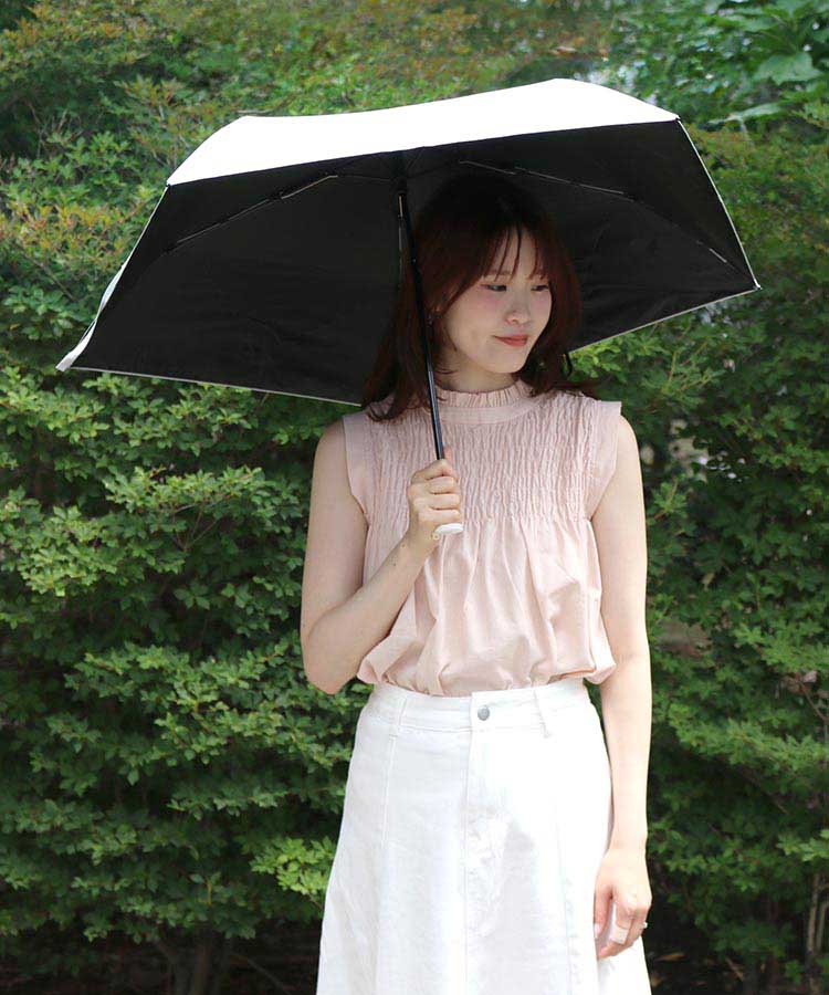 遮光軽量晴雨兼用折りたたみ傘