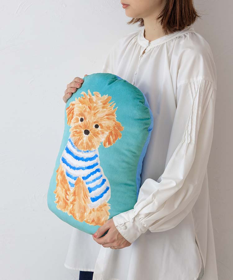 【WEB予約 3/11～順次発送】利光春華ダイカットクッション