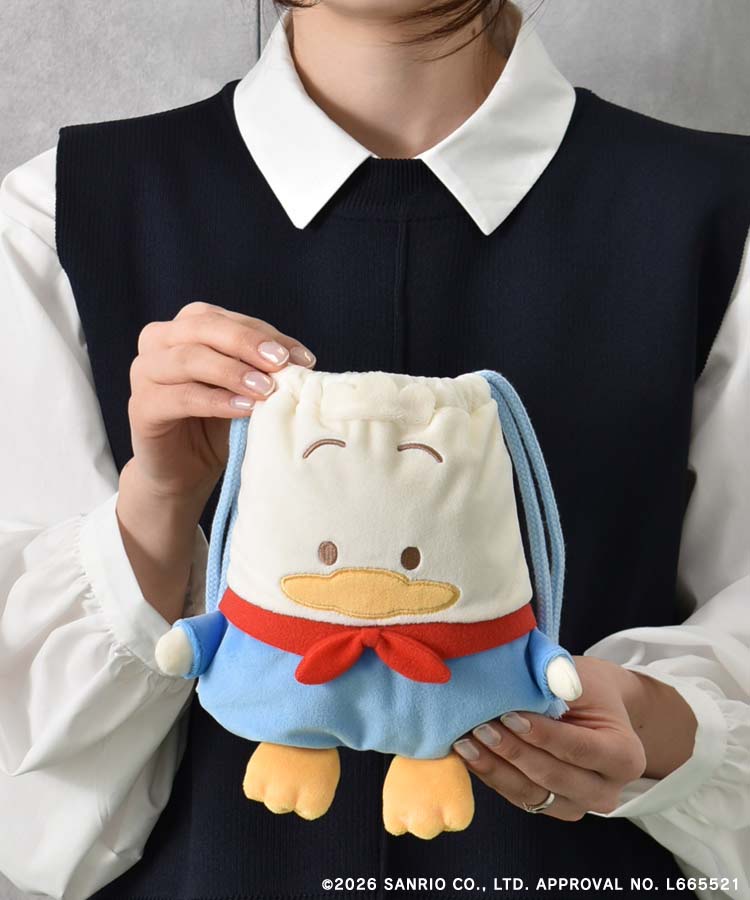 【WEB予約 3/12～順次発送】Bleu Bleuet×サンリオキャラクターズマスコット巾着