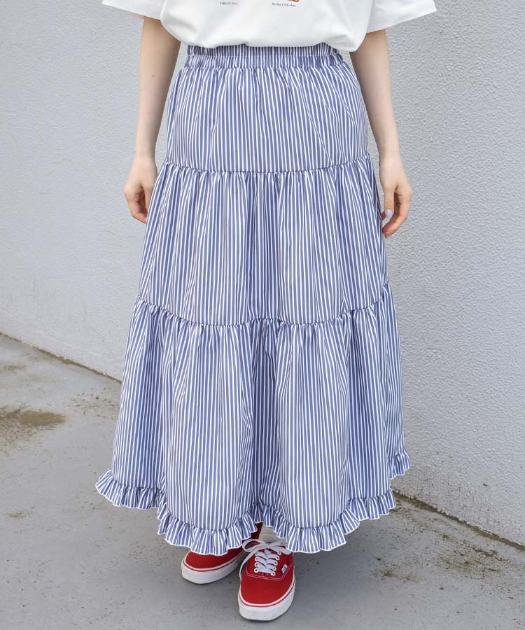 フリルティアードスカート