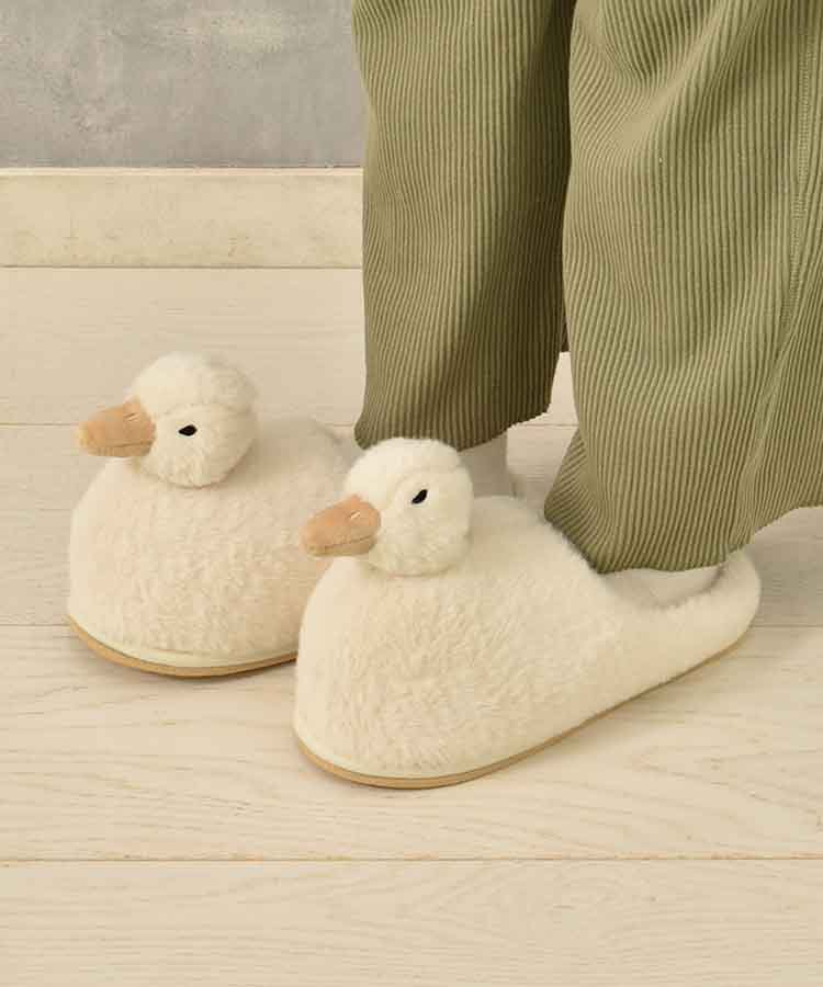 【WEB予約 4/1～順次発送】あひるダイカットスリッパ