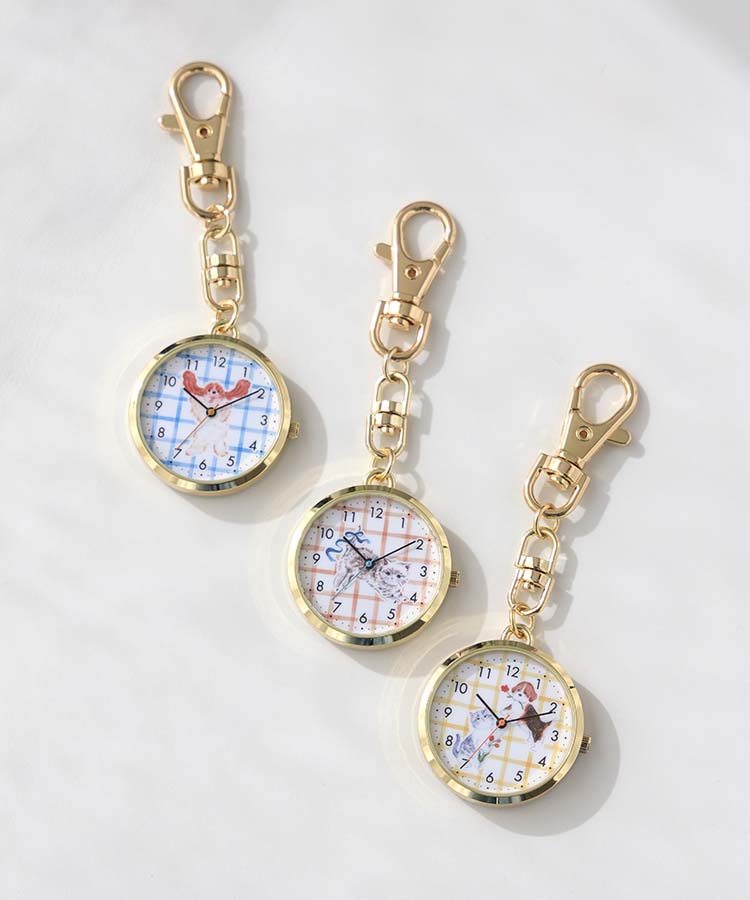 【WEB予約 3/11～順次発送】利光春華キーホルダーウォッチ