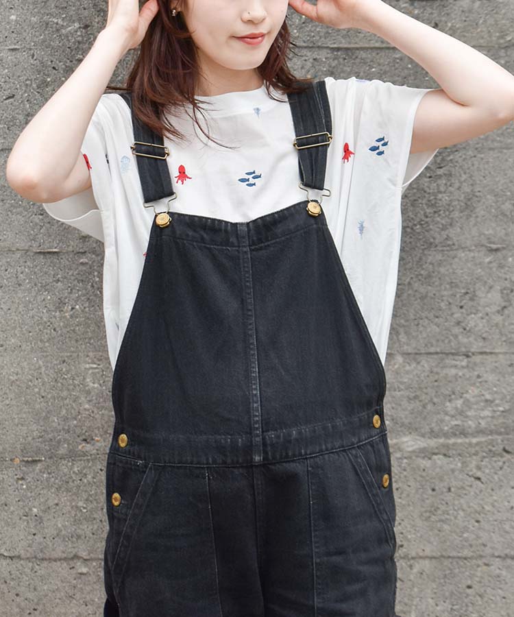 海の生き物総刺繍Tシャツ