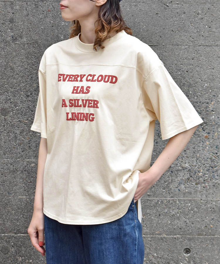 ロゴフットボールTシャツ