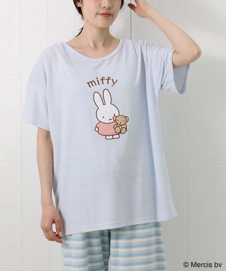 ミッフィー 半袖パイルルームウェア上下セット