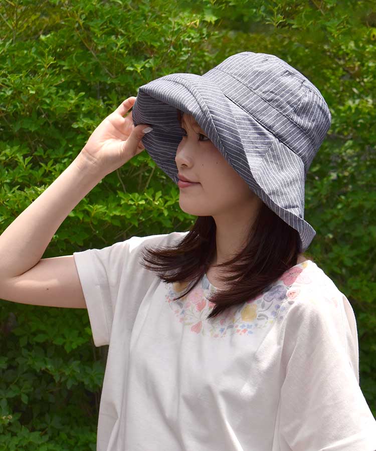 ≪SALE≫ストライプハット