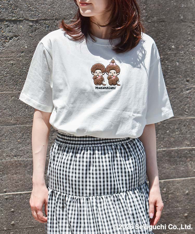 モンチッチ刺繍Tシャツ