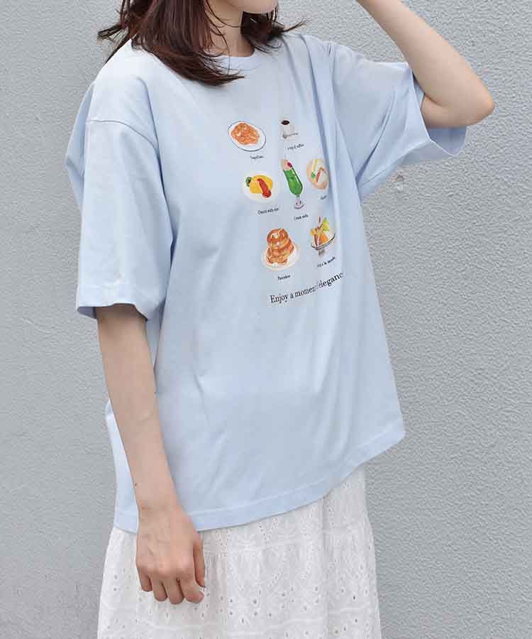喫茶メニューロゴTシャツ