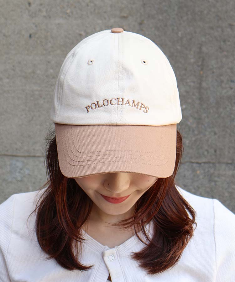 POLOCHAMPSバイカラーキャップ