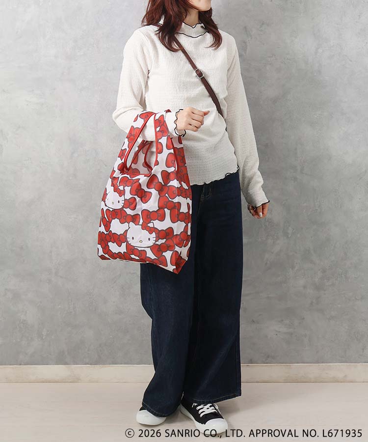 【WEB限定】HELLO KITTY RIBBON ショッピングバッグ