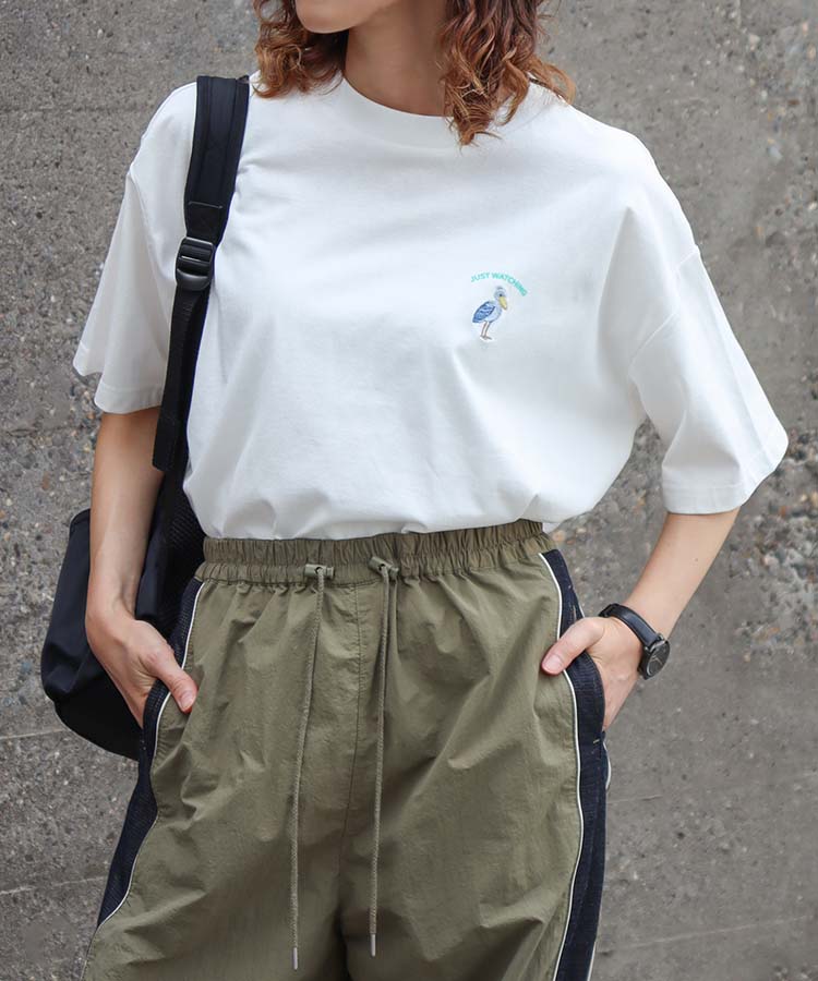 ≪SALE≫ハシビロコウ刺繍Tシャツ