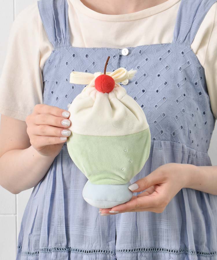 もちもち喫茶ぬいぐるみダイカット巾着