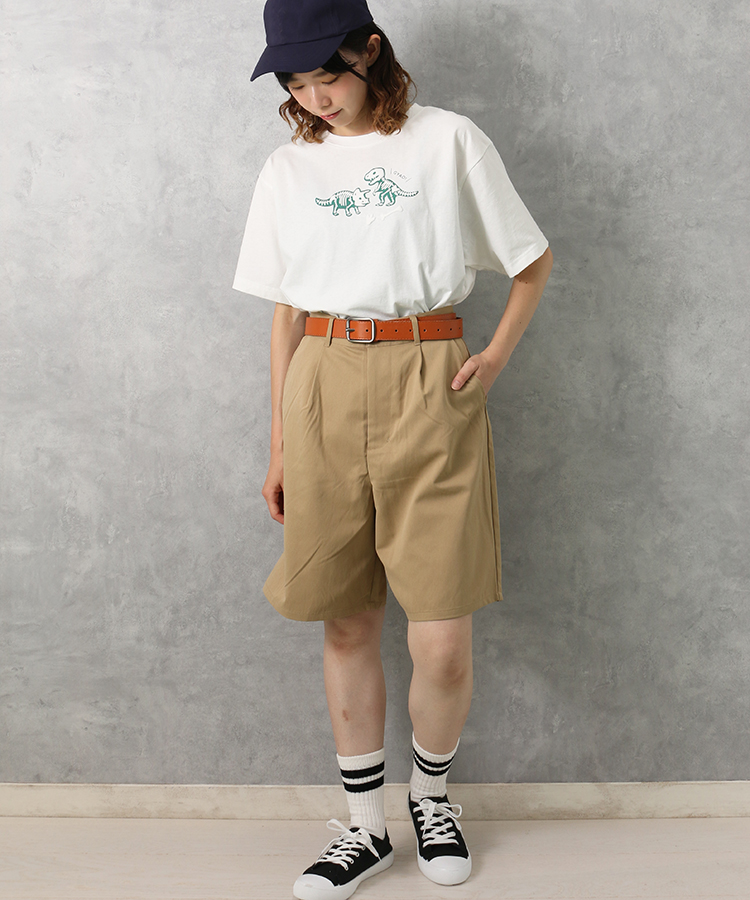 恐竜ぷっくりTシャツ