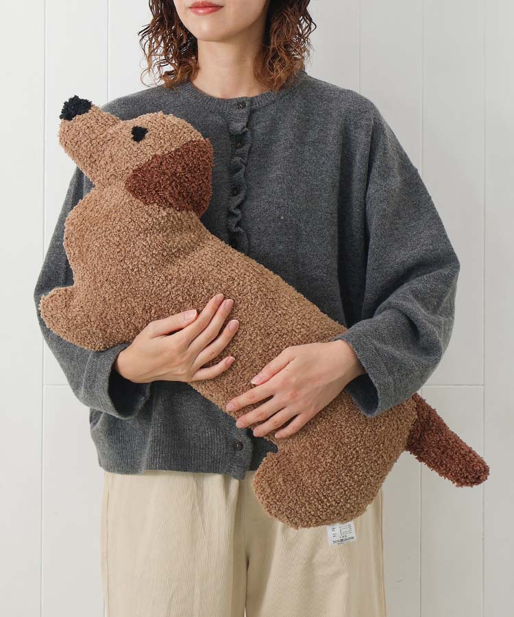 【WEB予約 10/14～順次発送】いぬもこもこロングクッション