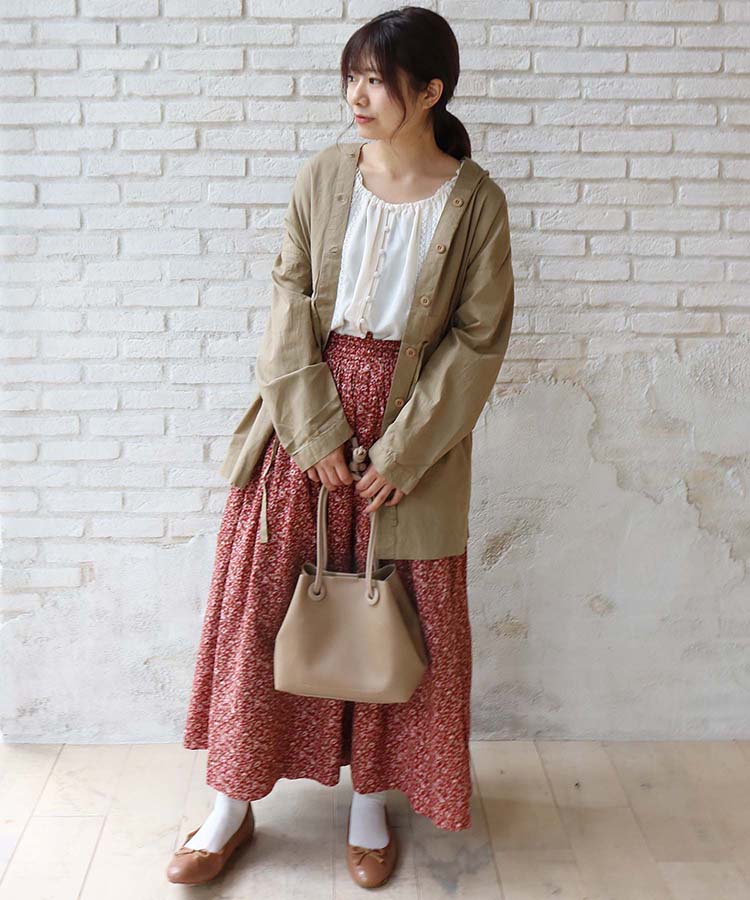 ≪SALE≫シフォンレースベルト付チュニック
