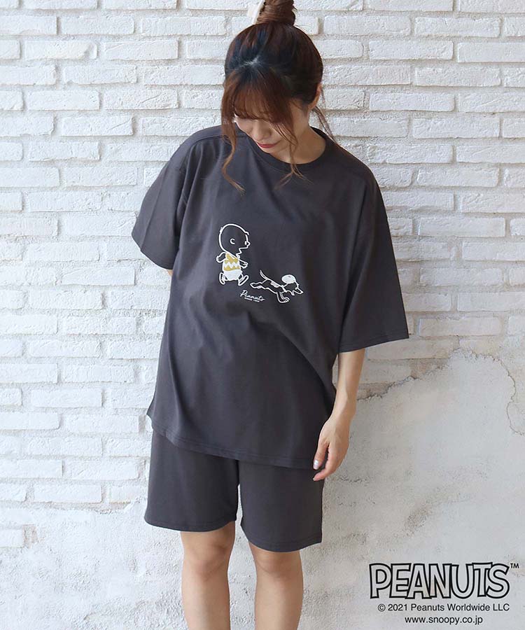 ≪SALE≫スヌーピービックTシャツ＆パンツセット