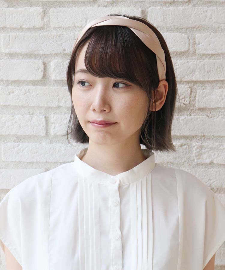 ≪SALE≫ツイストサテンカチューシャ