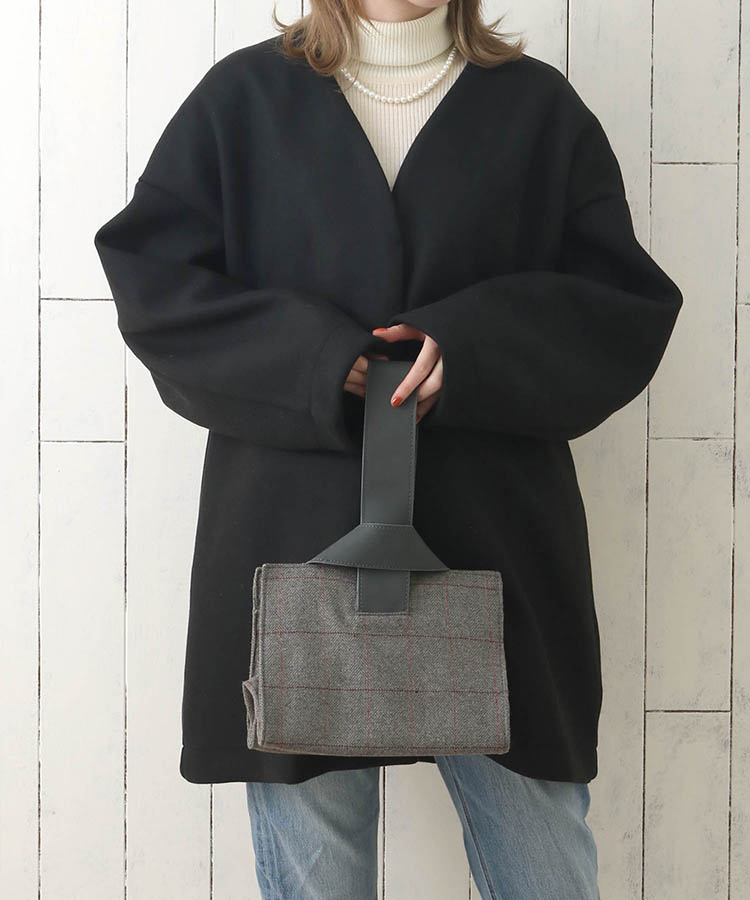 ≪SALE≫チェックハンドルトート