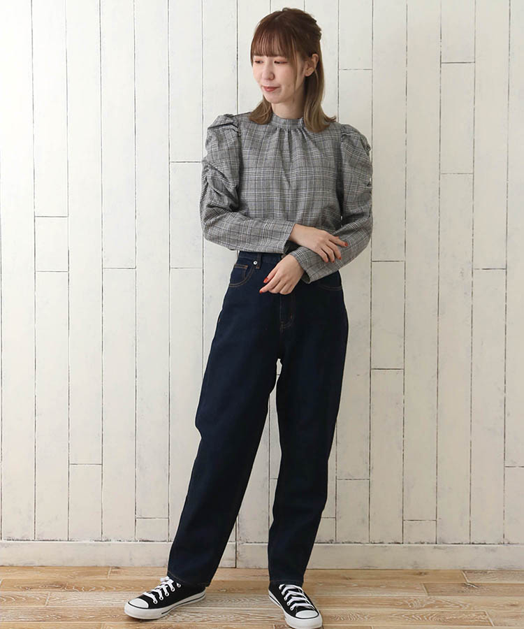 ≪SALE≫チェックブラウス