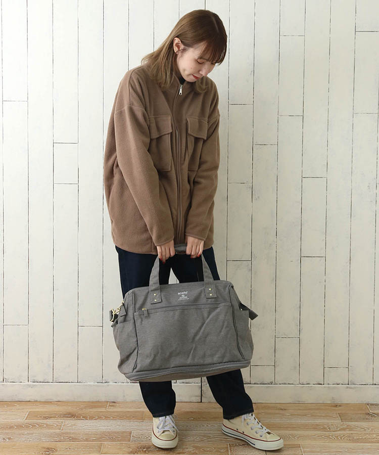 グランデ軽量撥水杢調2WAY拡張ボストン