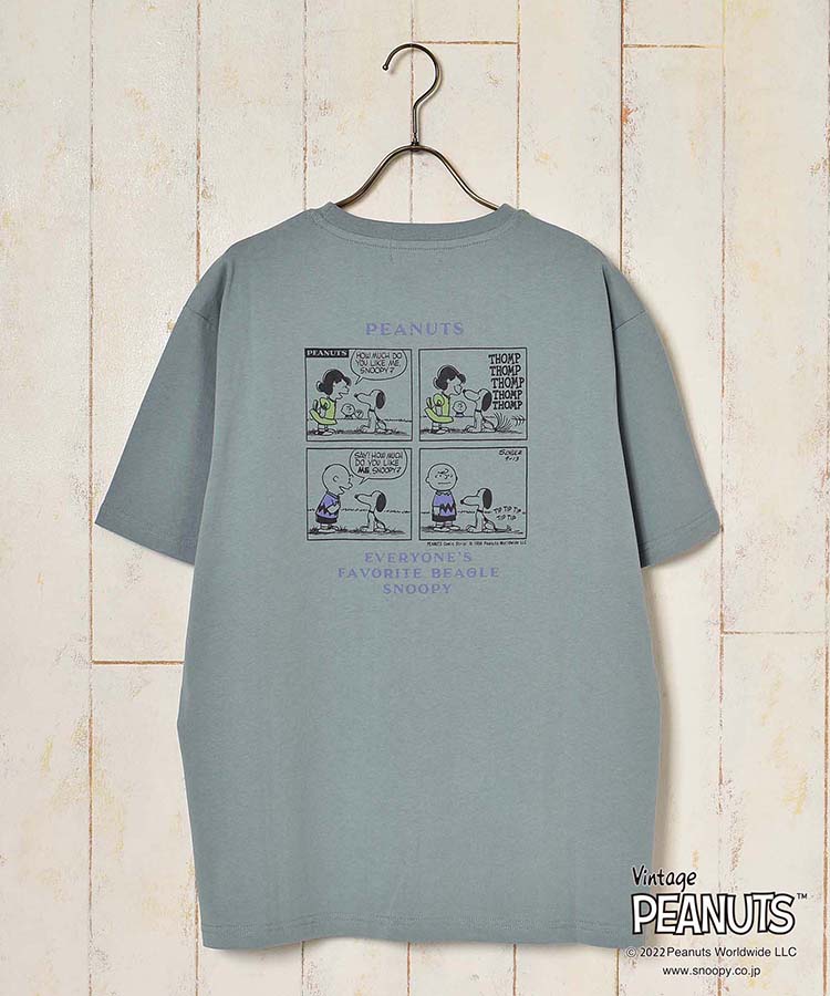 ≪OUTLET≫スヌーピーコミックプリントTシャツ