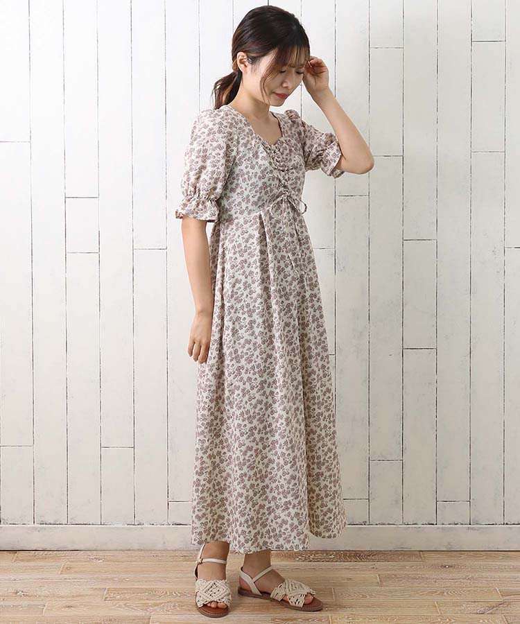 ≪SALE≫フラワープリントワンピース