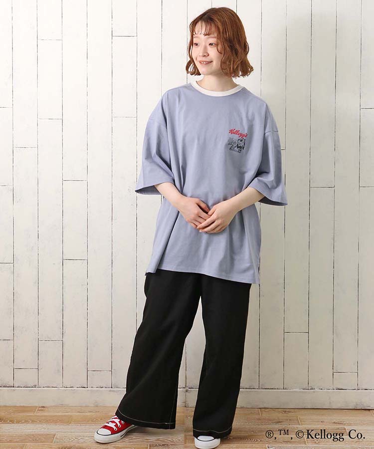 ≪OUTLET≫ケロッグBIGサガラ刺繍Tシャツ