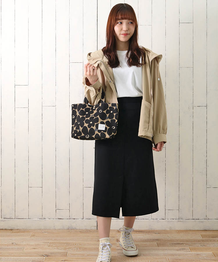 ≪SALE≫テキスタイルフラワーミニトート