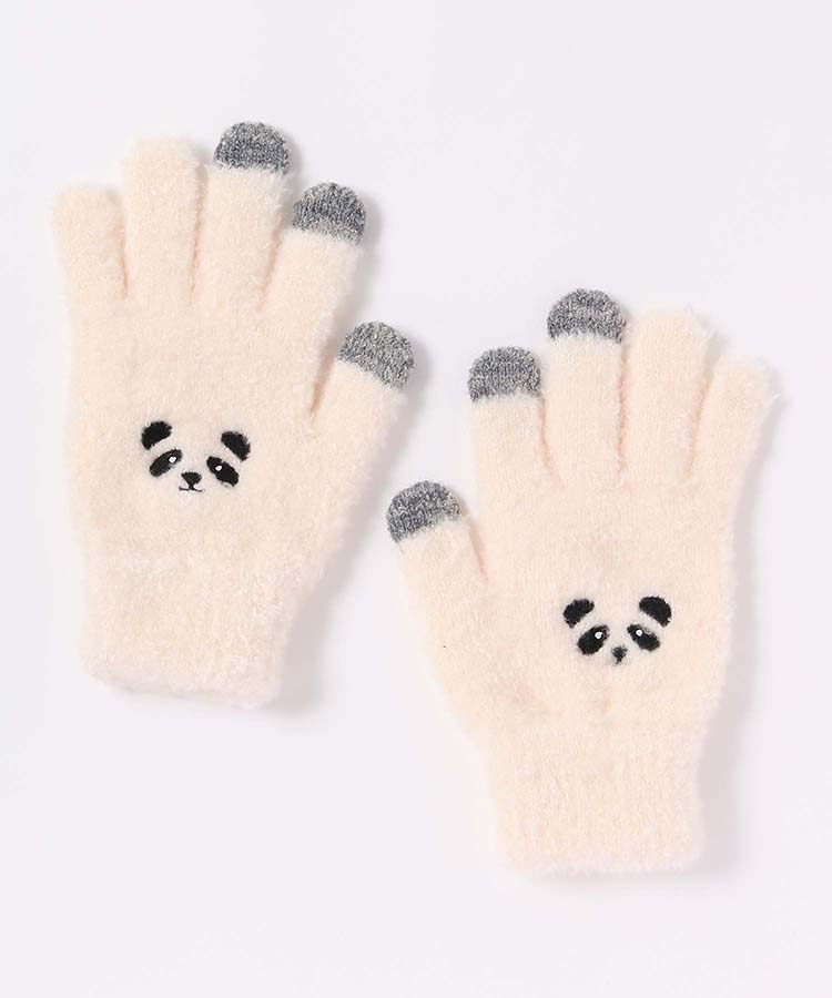 アニマル刺繍グローブ