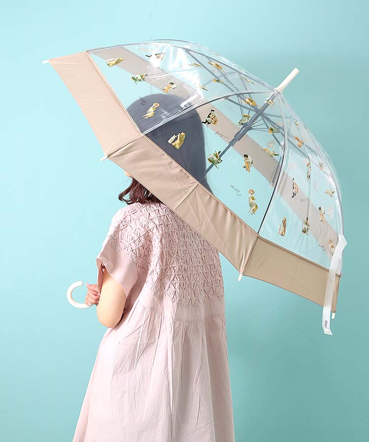 プラスティックアンブレニャン雨長傘