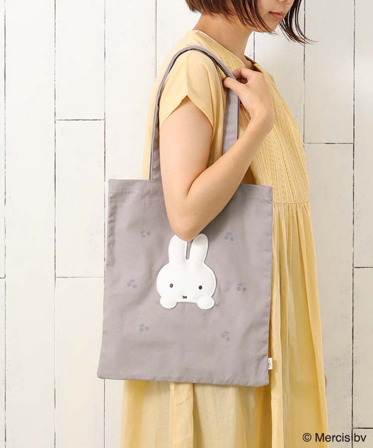 MIFFY CHERRY APPLIQUEトートバッグ