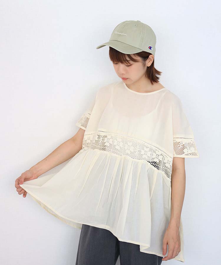 ≪SALE≫クロシェレースプルオーバー