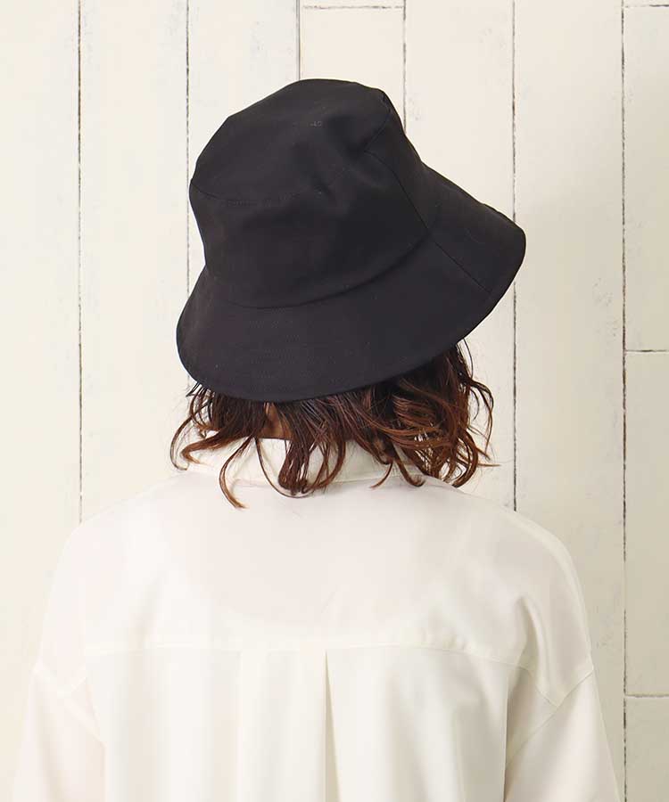 ≪SALE≫シンプルヒモ付バケットハット