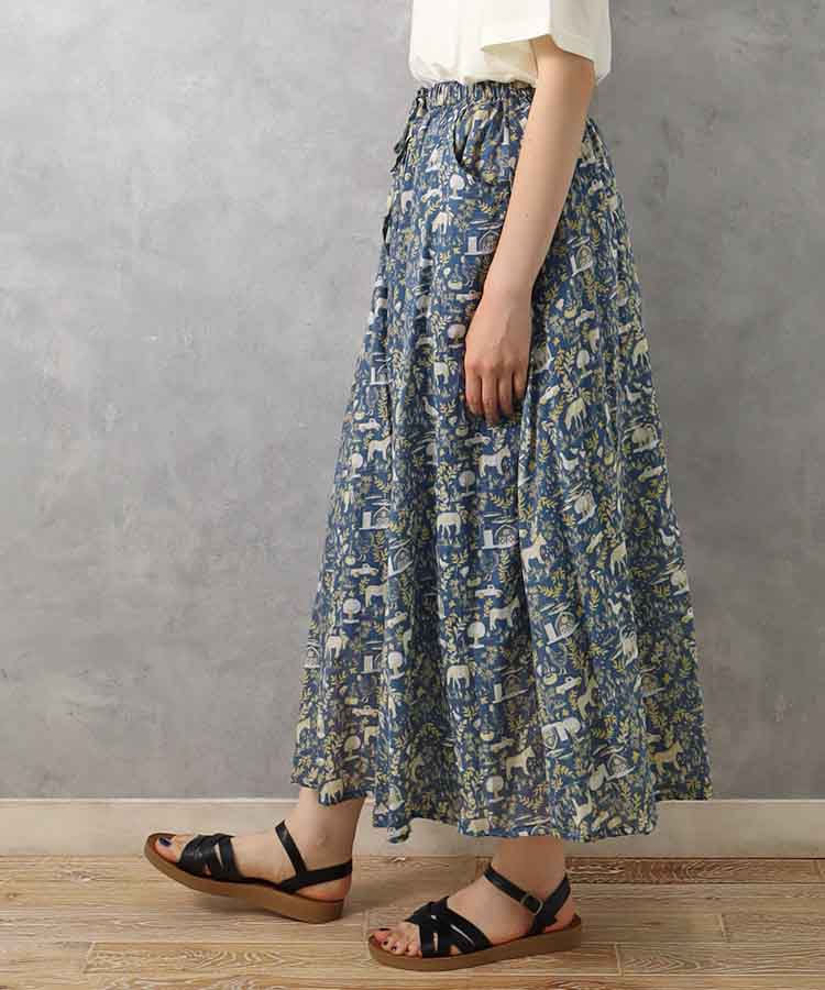 ≪SALE≫アニマル柄スカート