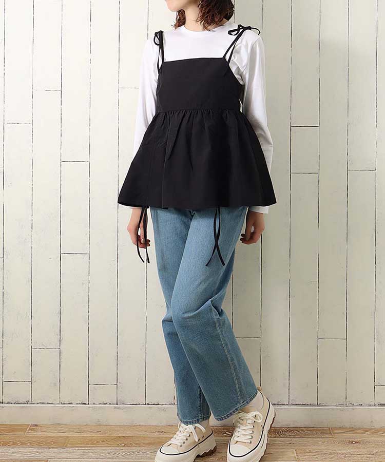 タフタドロストキャミ