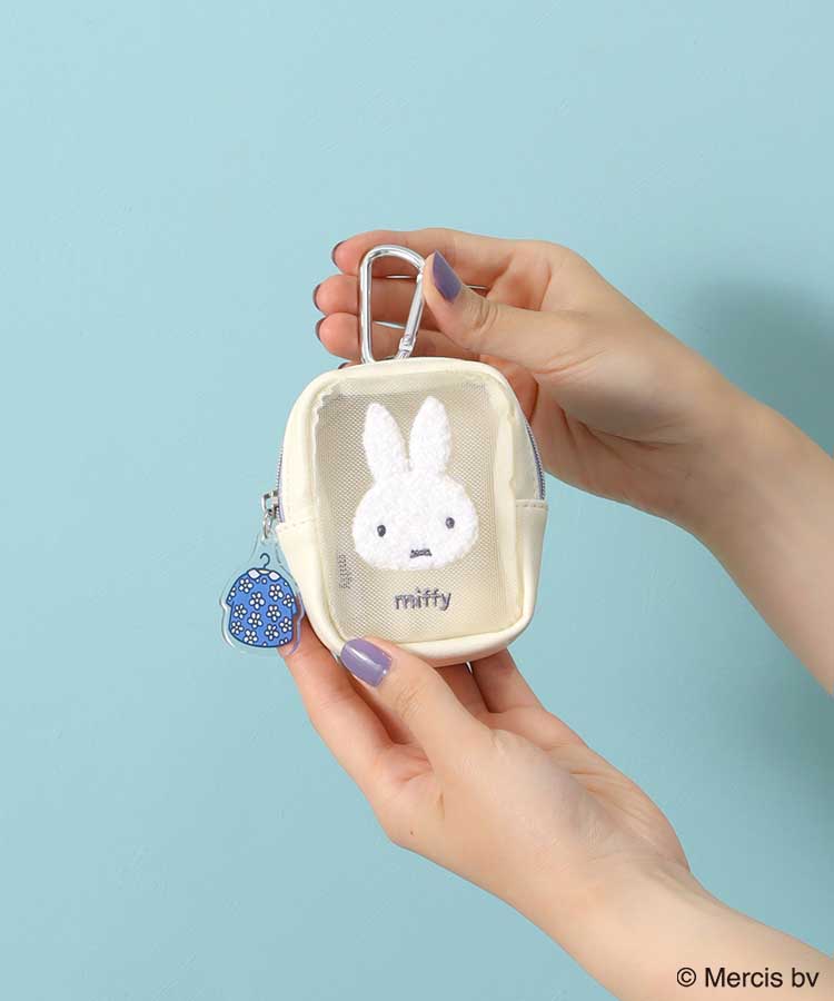 miffyブルードレスカラビナ付ポーチ