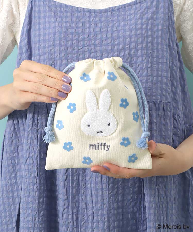 miffyブルードレス巾着
