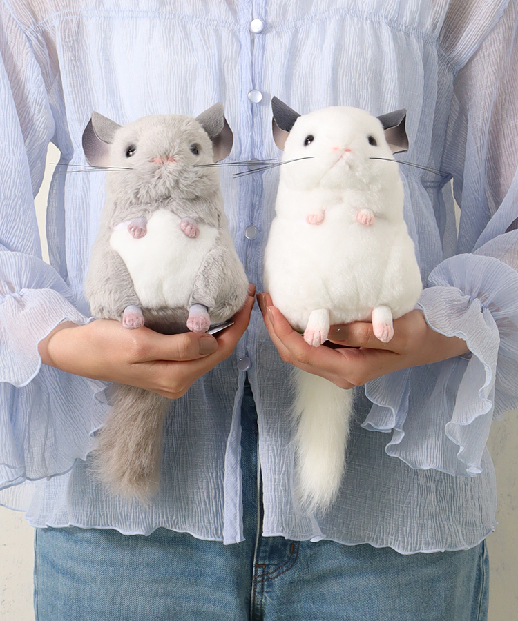 チンチラそっくりぬいぐるみ