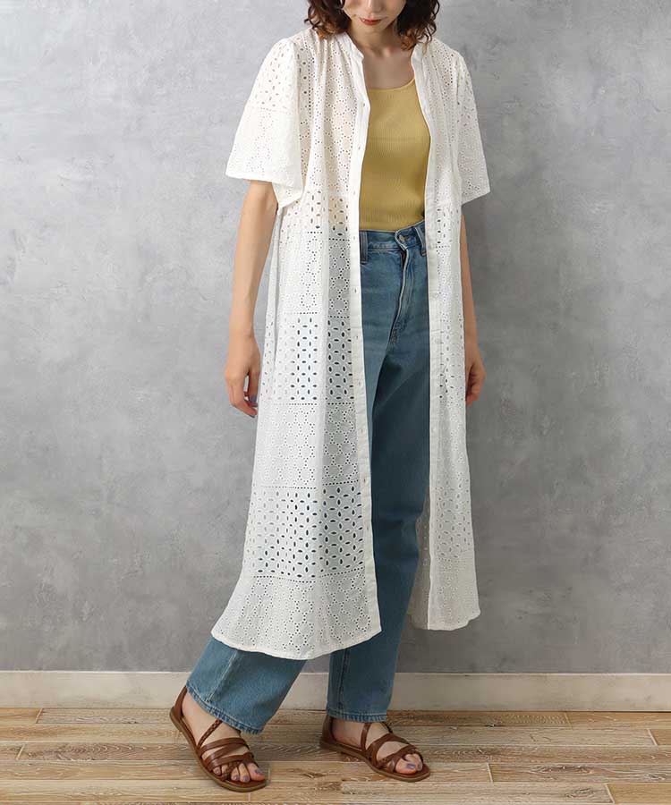 ≪SALE≫シフリー刺繍ワンピース